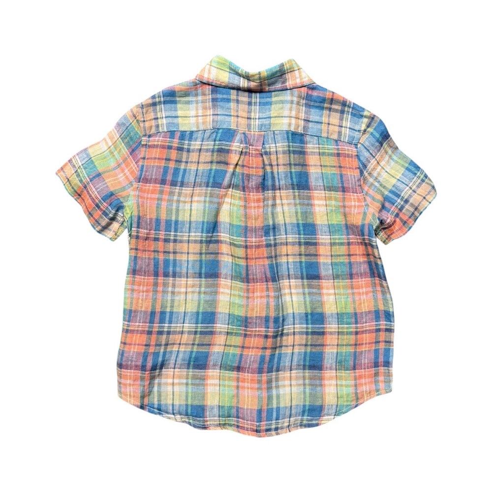 Polo Ralph Lauren Boys' Linen Short Sleeve Shirt - NWT - Size 4T - Picture 2 of 4